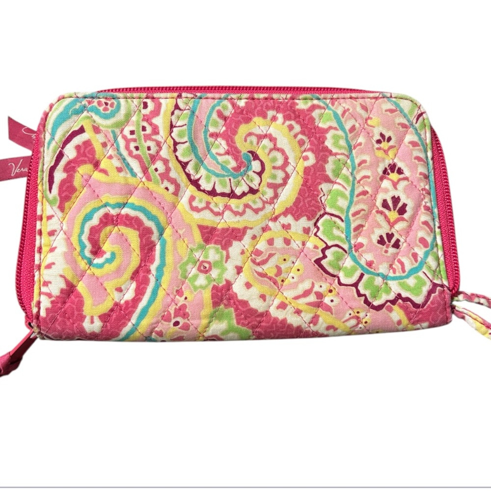 Vera Bradley Capri Melon Travel organizer Wallet - Picture 3 of 6